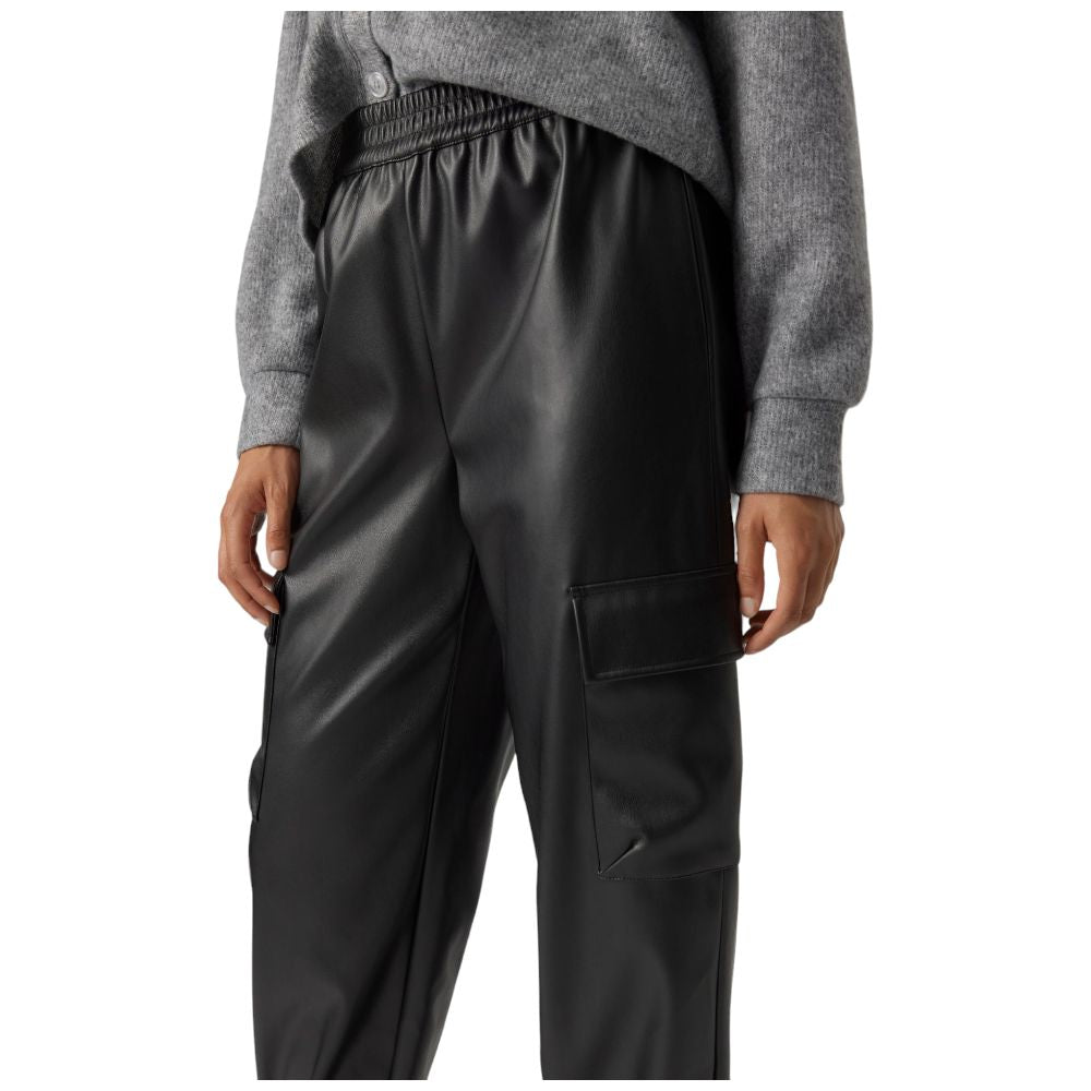 Vero Moda pantalone cargo ecopelle nero10299437 - Prodotti di Classe