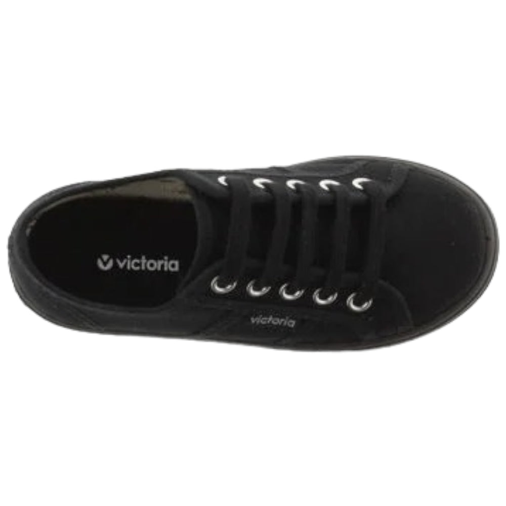 Victoria scarpe tela zeppa Barcellona nere - Prodotti di Classe