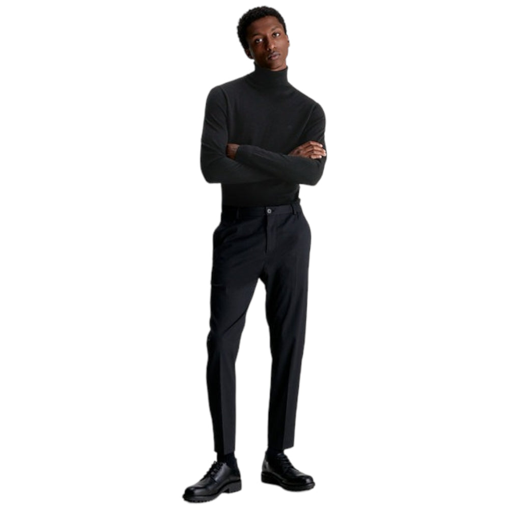 Calvin Klein maglione nero collo alto K10K110420 - Prodotti di Classe