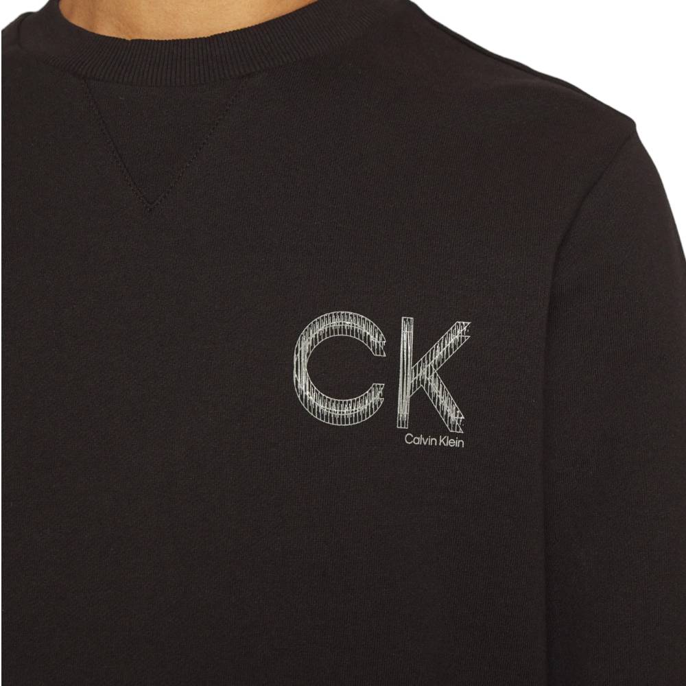 Calvin Klein felpa nera K10K110750 - Prodotti di Classe