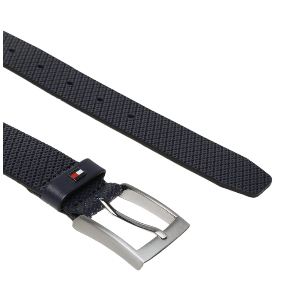 Tommy Hilfiger cintura blu texture AM0AM10845 - Prodotti di Classe