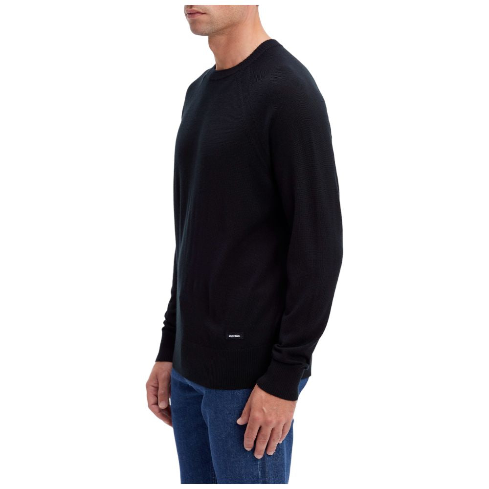 Calvin Klein maglioncino merino nero K10K111478 Maglieria Calvin Klein