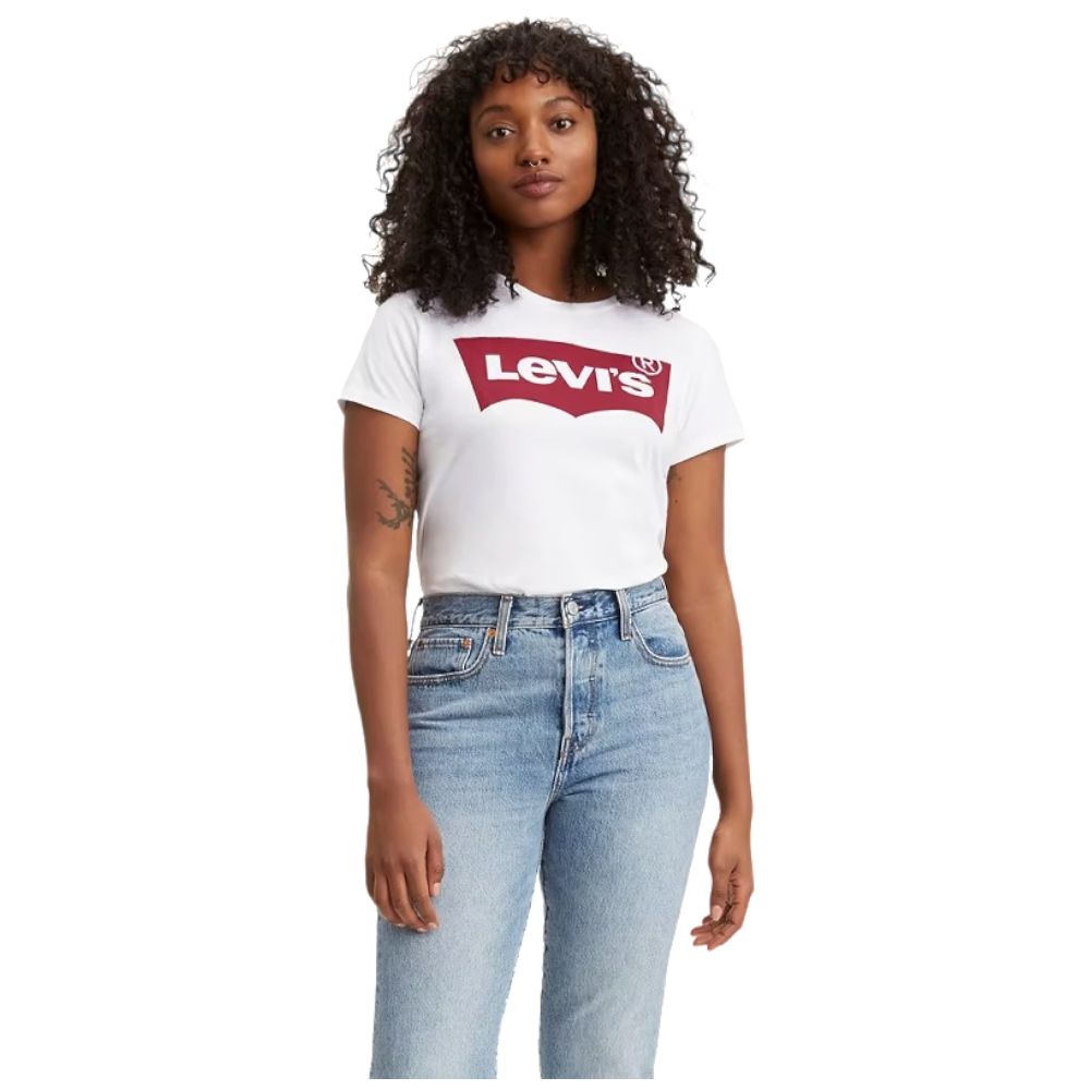 Levi's t-shirt bianca logo grande 17369 0053 - Prodotti di Classe