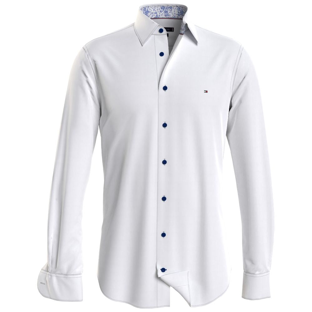 Tommy Hilfiger camicia bianca MW0MW29136 Camicie Tommy Hilfiger