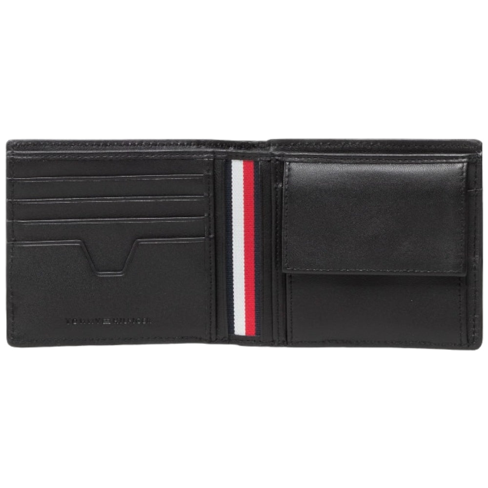 Tommy Hilfiger portafoglio nero AM0AM09548 Portafogli Tommy Hilfiger