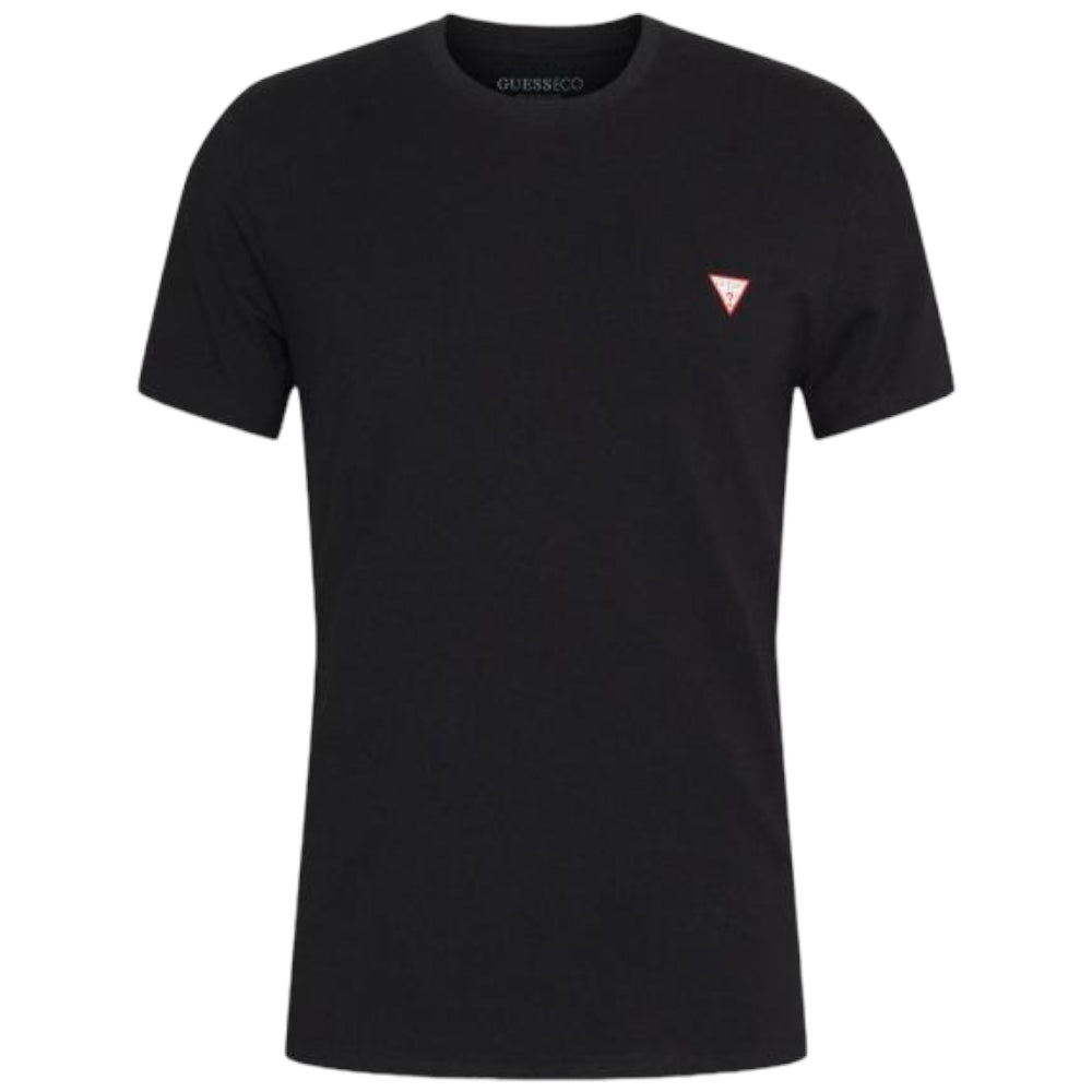 Guess t-shirt slim nera logo piccolo M2YI24 J1314 - Prodotti di Classe