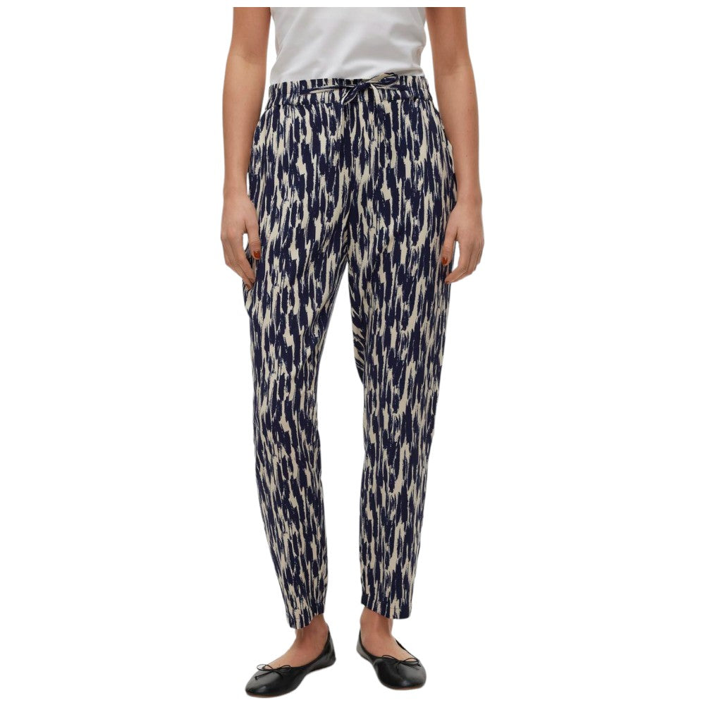 Vero Moda pantalone bianco blu Easy Joy 10302045 Pantaloni Vero Moda