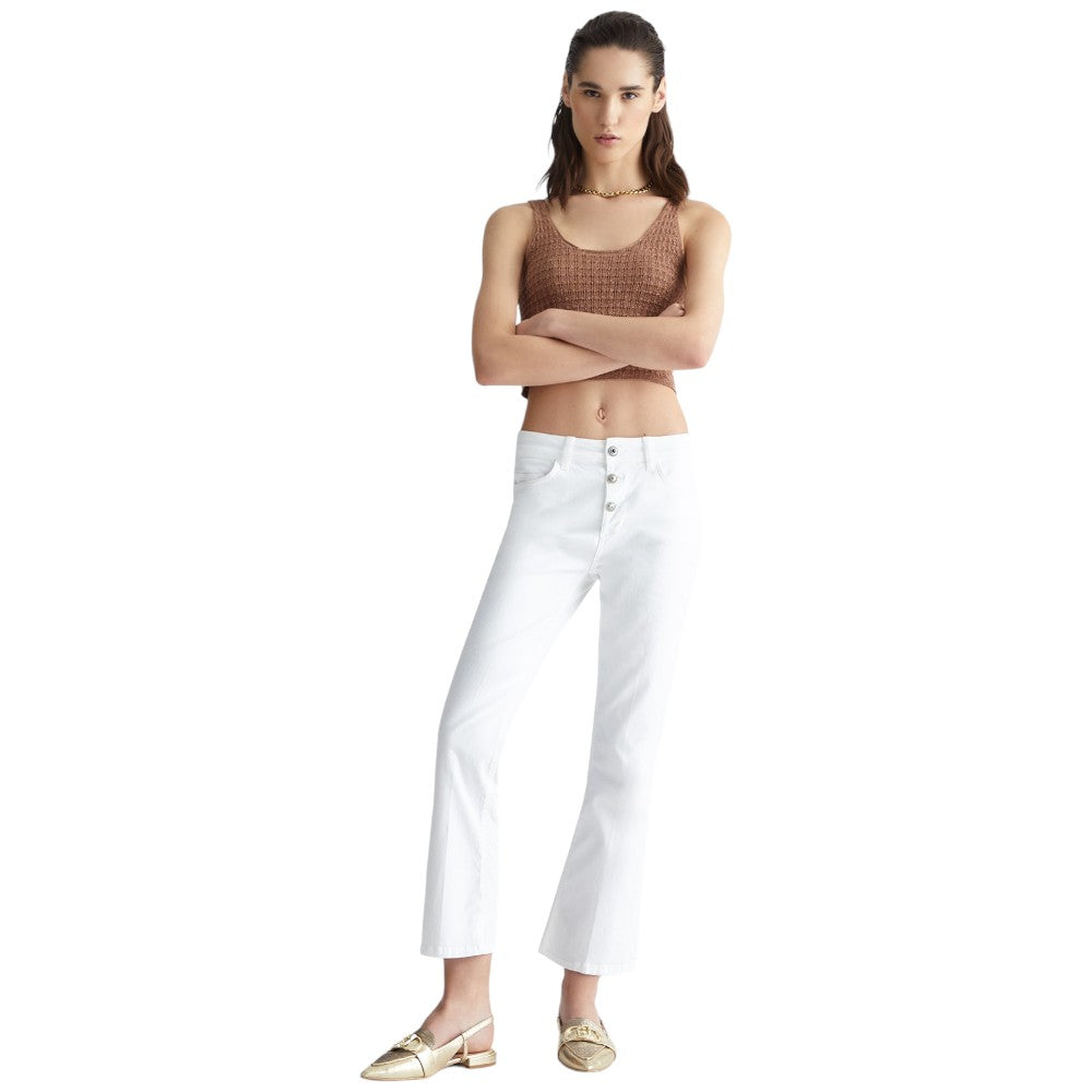 Liu Jo jeans bianco bootcut cropped Parfaint Princess UA4072TS047 - Prodotti di Classe