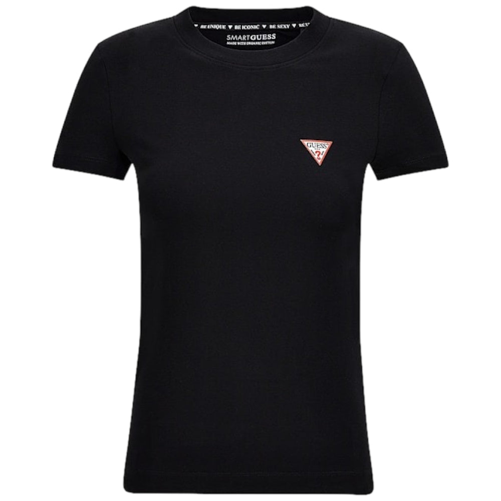 Guess t-shirt nera mini logo W2YI44 J1314 - Prodotti di Classe