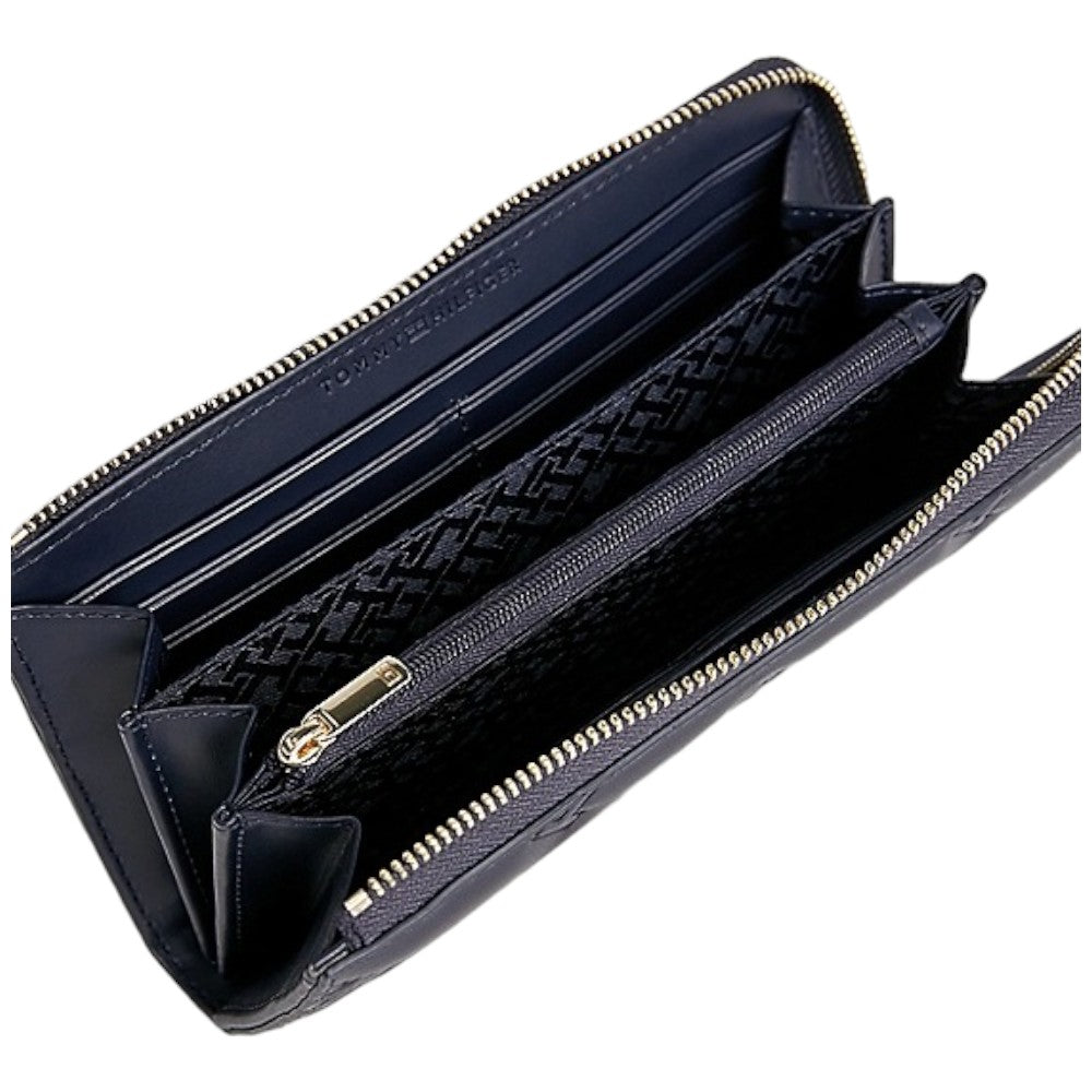 Tommy Hilfiger portafoglio nero large zip AW0AW15756 - Prodotti di Classe