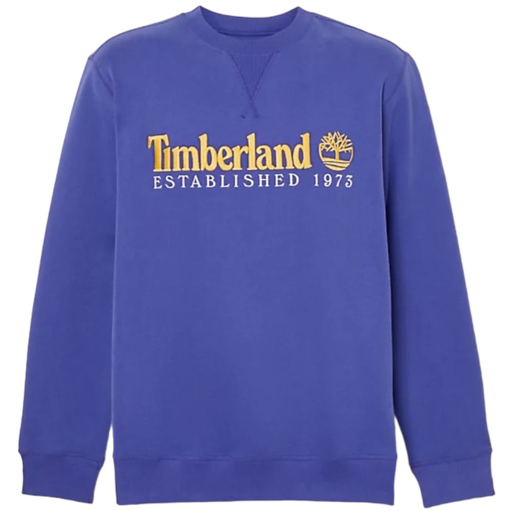 Timberland felpa blu melange1973 TB 0A65DDED5 - Prodotti di Classe