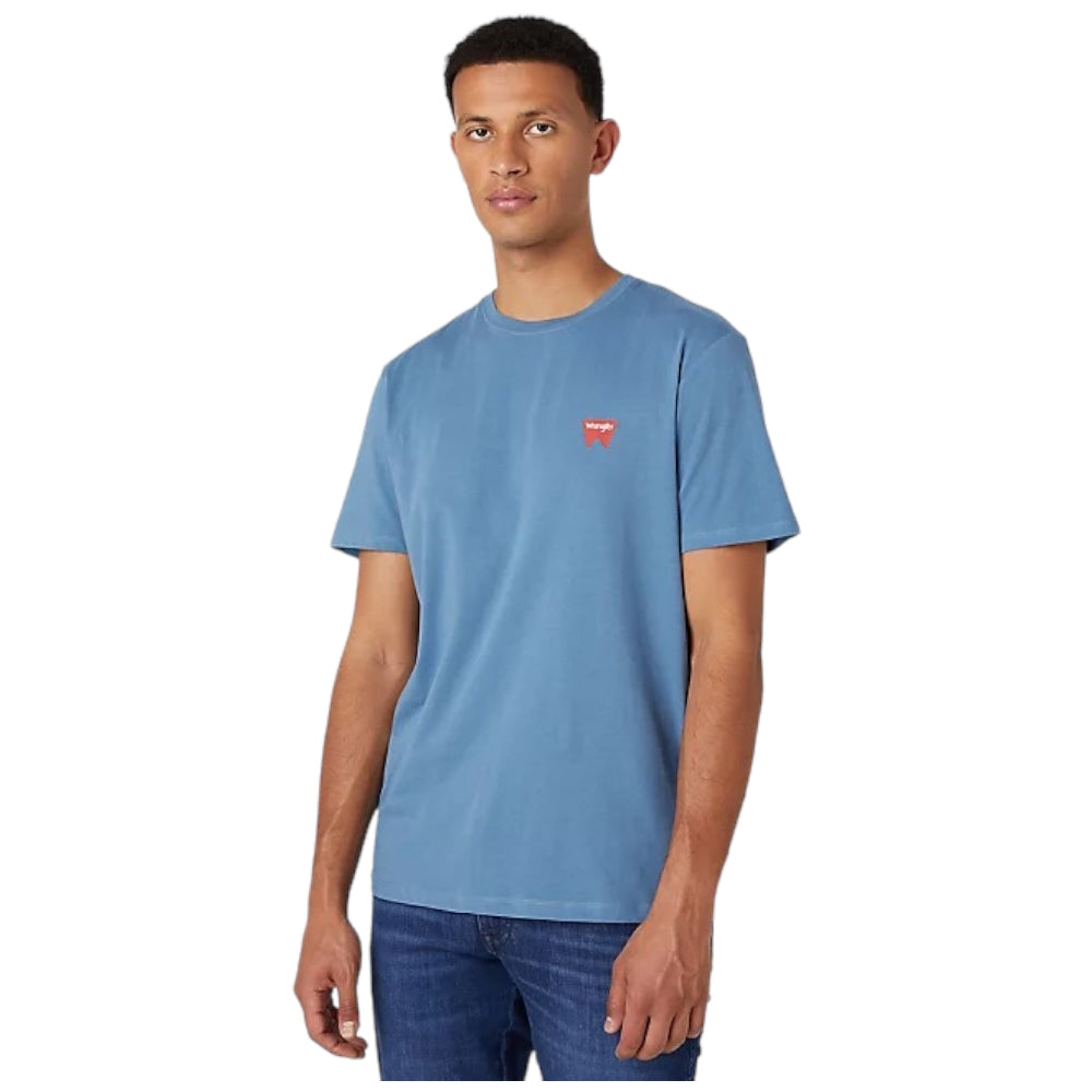 Wrangler t-shirt light blue W70MD384Z - Prodotti di Classe