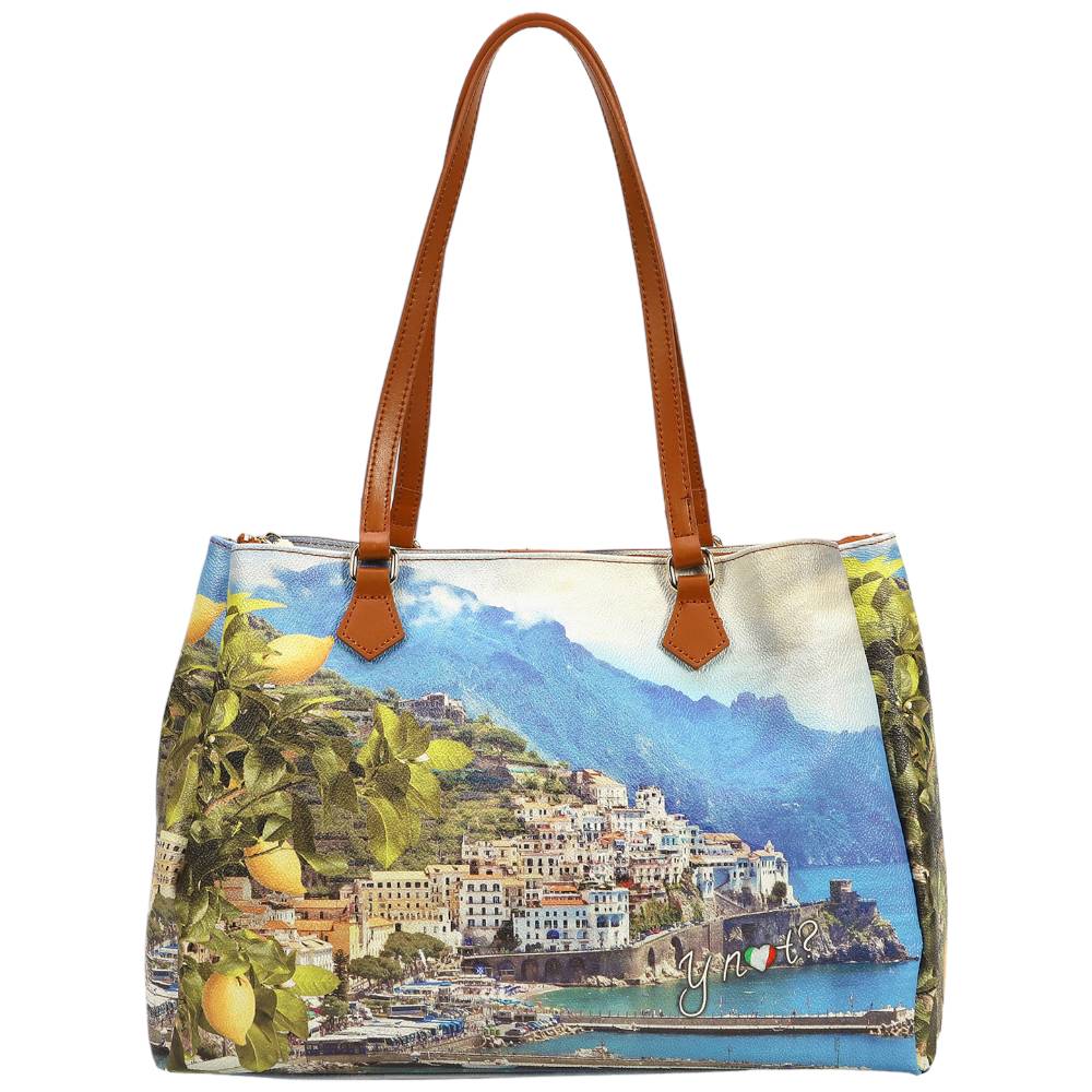 YNot borsa tote Lemon Coast Amalfi YES594S3 - Prodotti di Classe