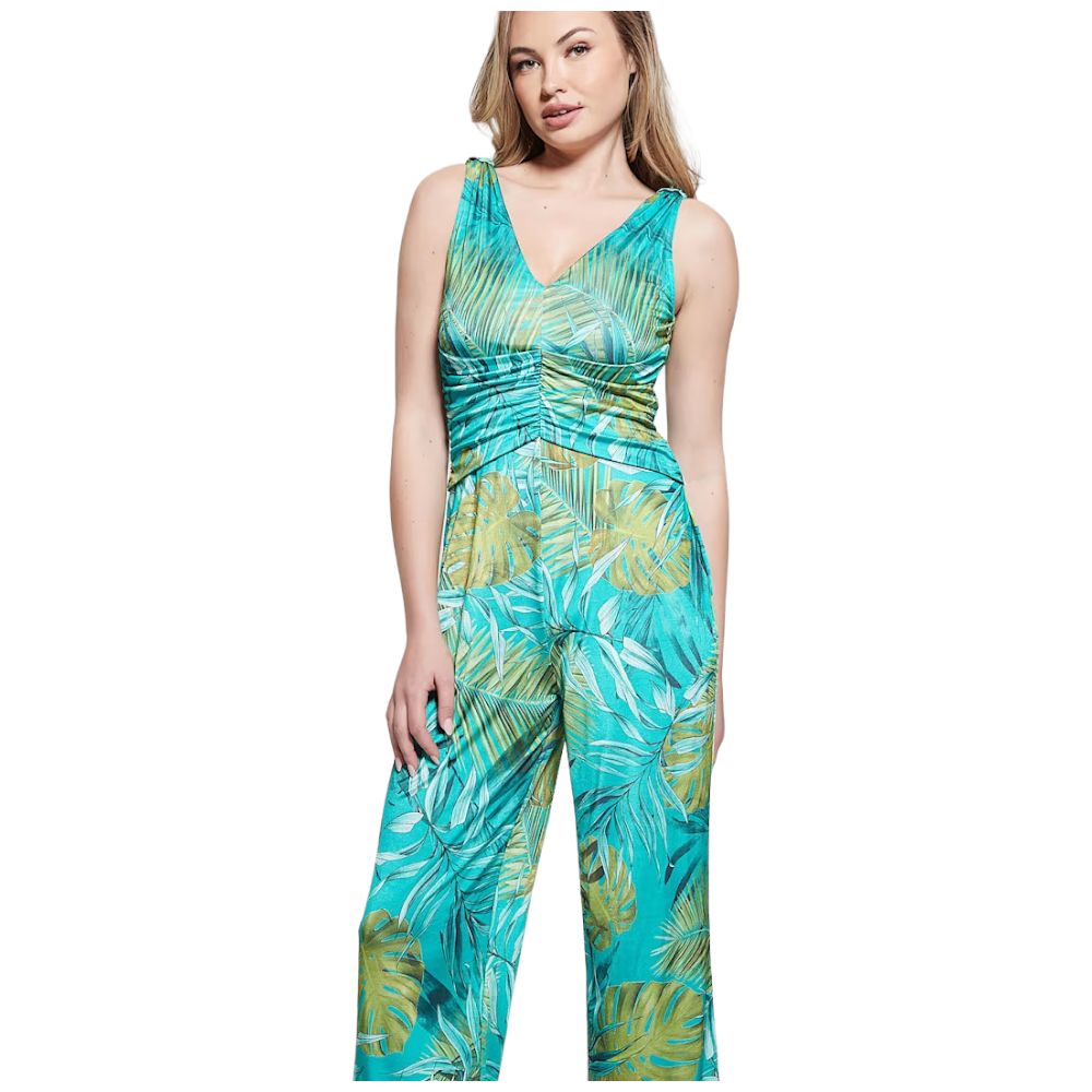 Guess tuta jumpsuit Poplia verde W3GD0C KBAC2 Tute Jumpsuit Guess