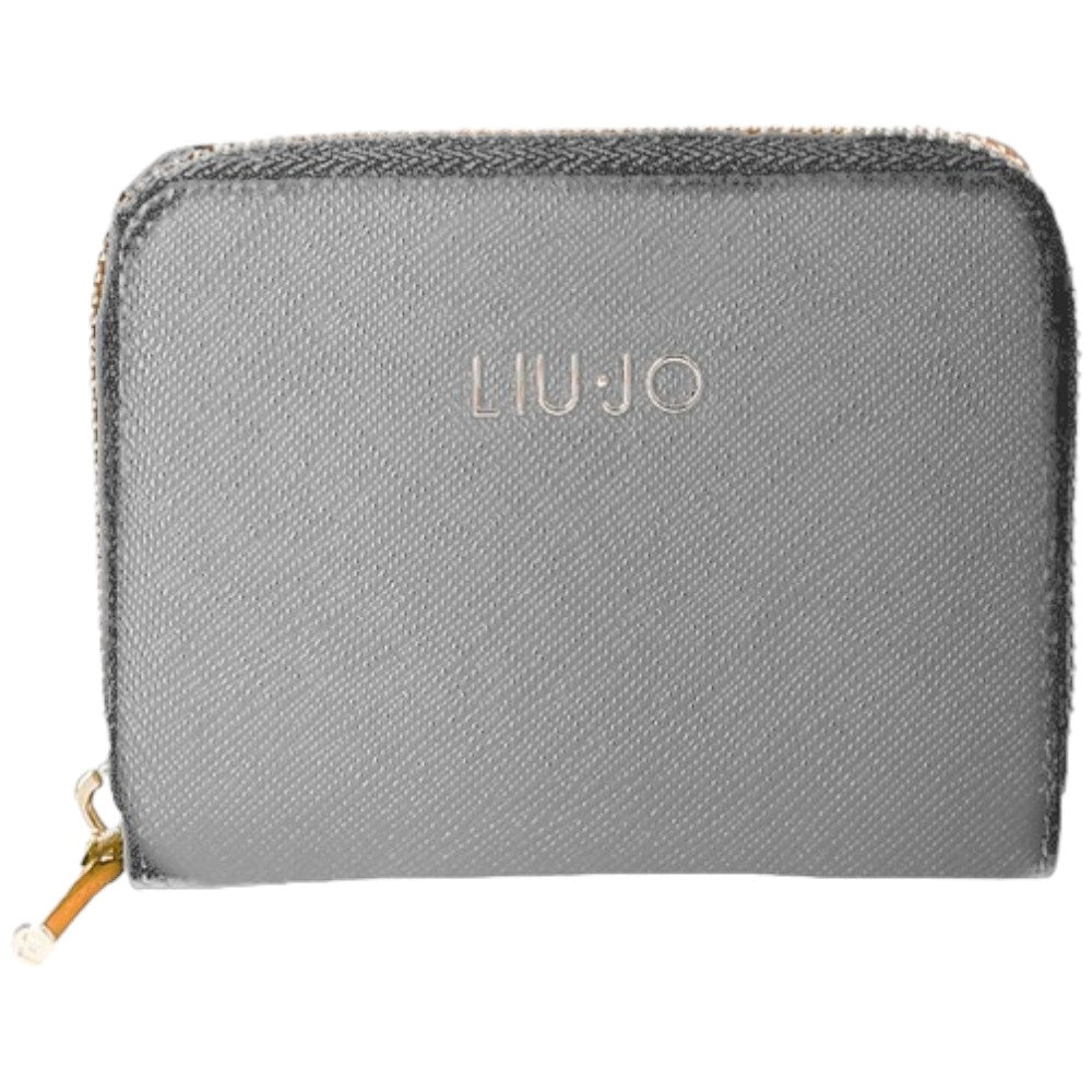 Liu Jo zip around small Caliwen grigio AF3383E0087 Portafogli Liu Jo