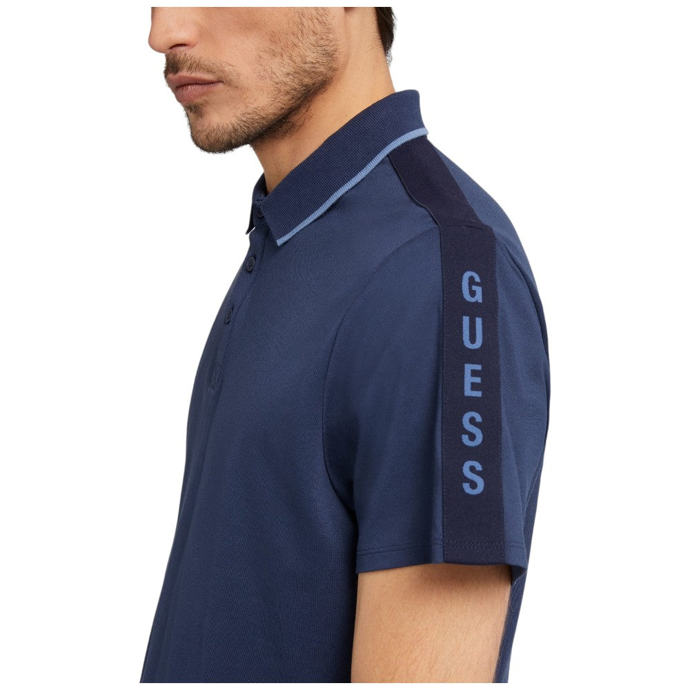 Guess polo blu Paul M2YP25-KARS0 Polo Guess