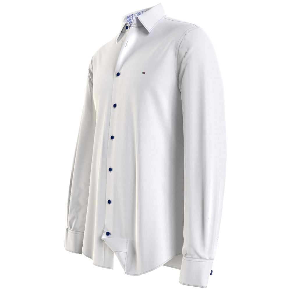 Tommy Hilfiger camicia bianca MW0MW29136 Camicie Tommy Hilfiger