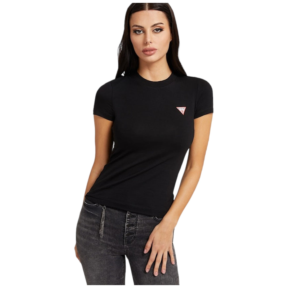 Guess t-shirt nera mini logo W2YI44 J1314 - Prodotti di Classe
