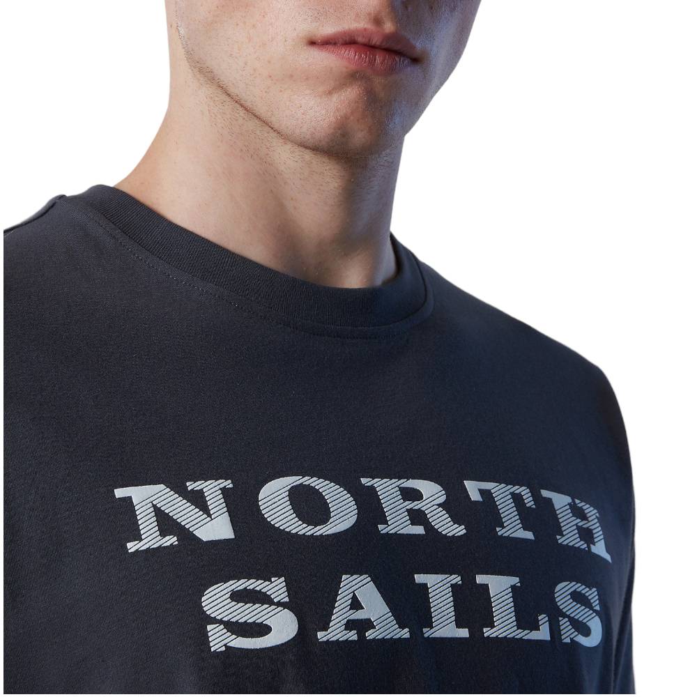 North Sails t-shirt grigio asfalto 692838 T-shirt North Sails