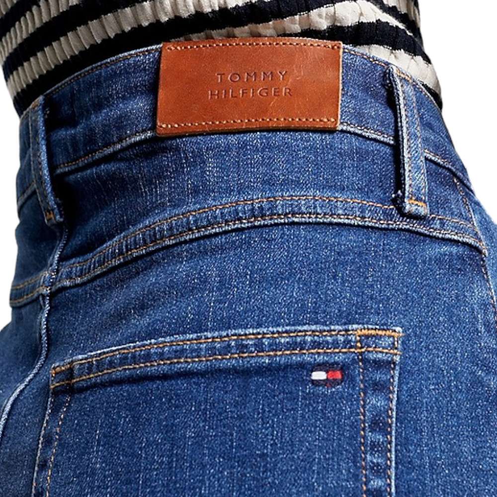 Tommy Hilfiger donna jeans vita alta carrot WW0WW39603 Jeans Tommy Hilfiger