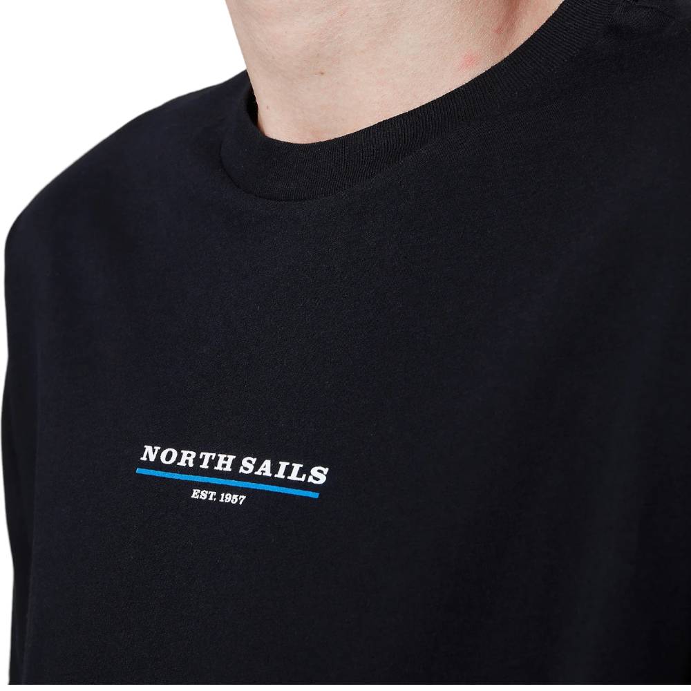 North Sails t-shirt nera 692839 T-shirt North Sails