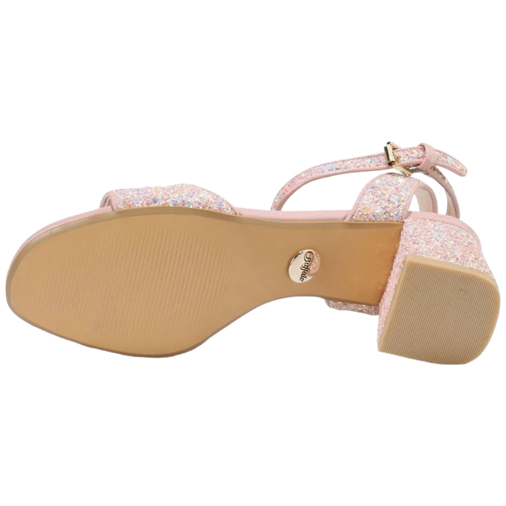 Buffalo sandalo elegante glitter rosa Rainelle 1650011 Sandali Buffalo