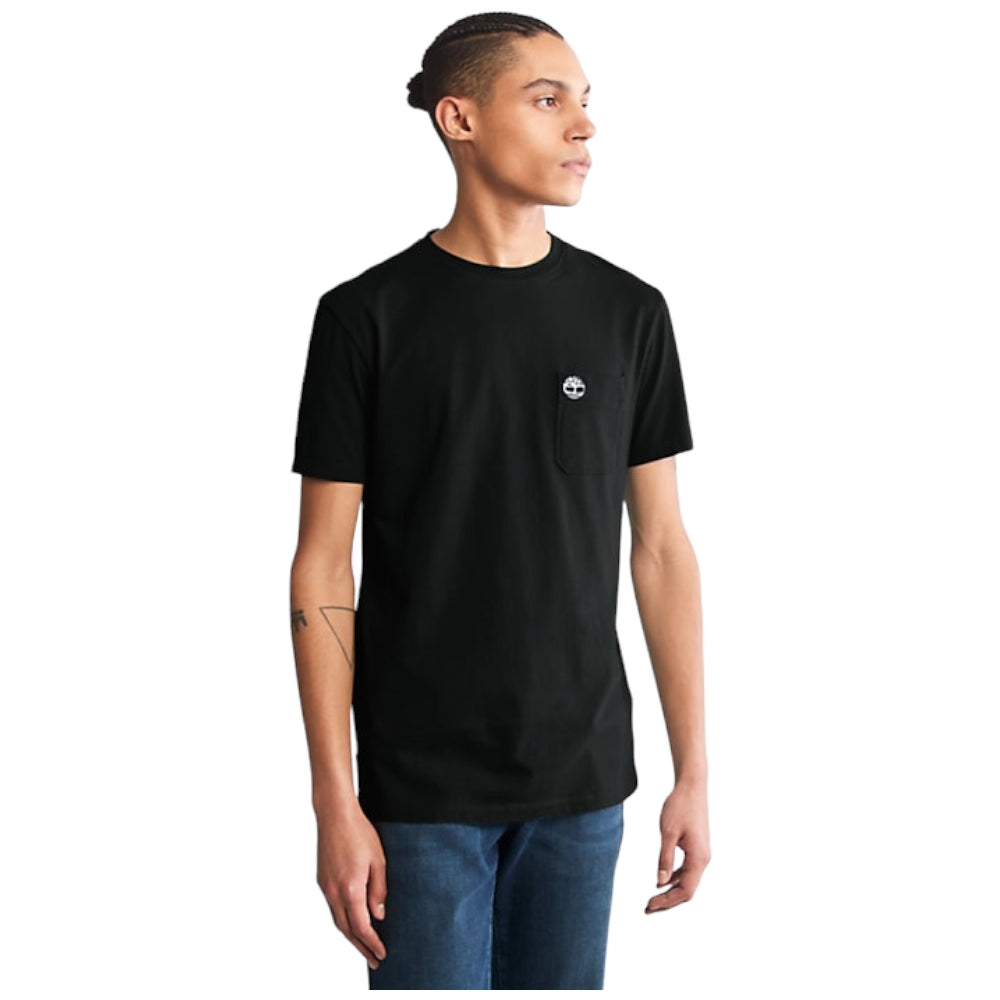 Timberland t-shirt nera con taschino TB0A2CQY - Prodotti di Classe