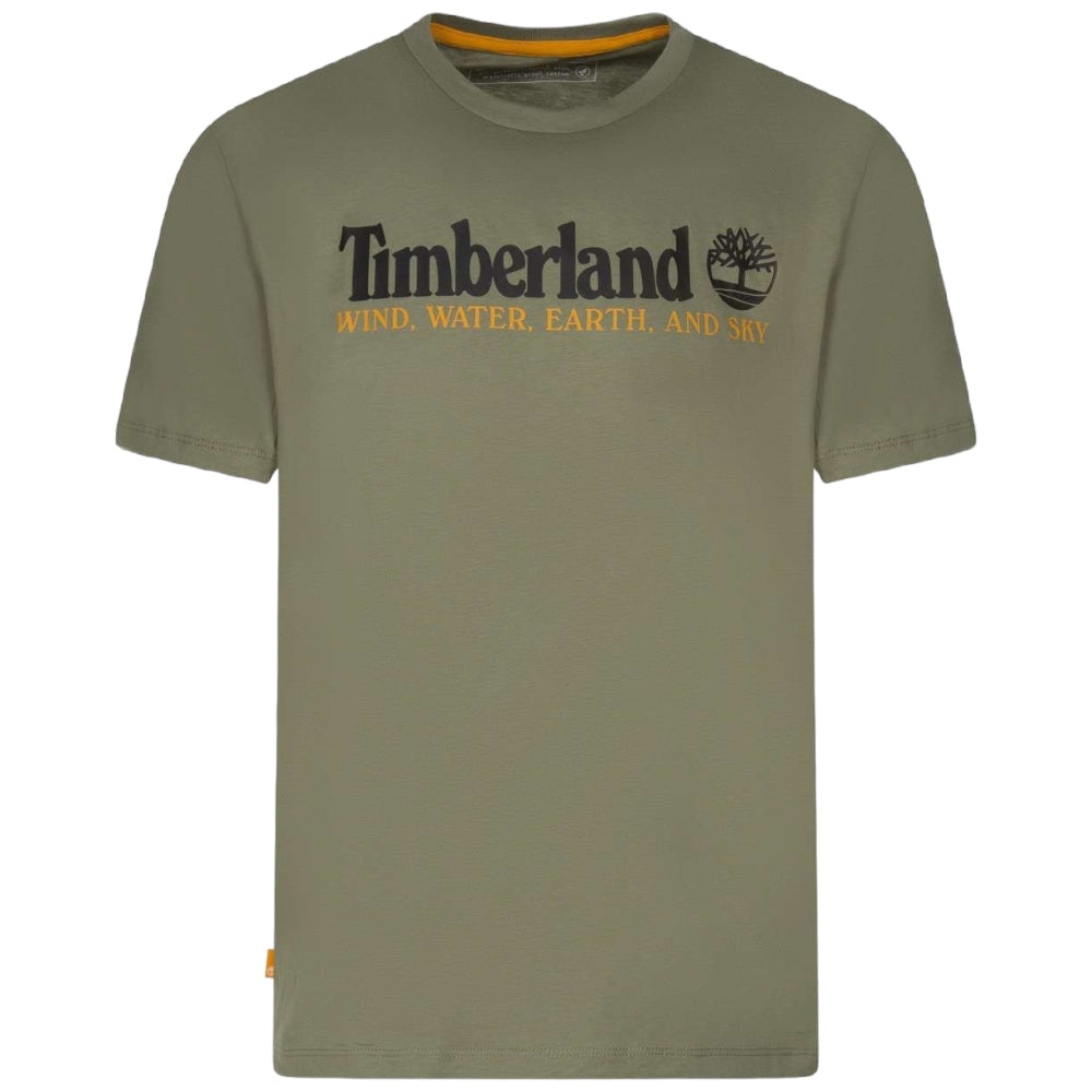 Timberland t-shirt verde TB0A27J8 T-shirt Timberland