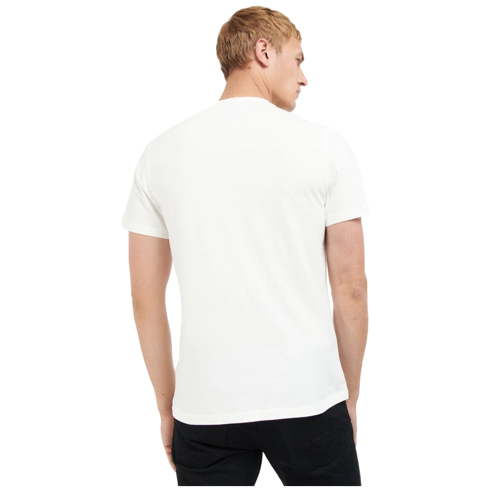 Barbour International T-shirt bianca ROWLEY MTS1132 - Prodotti di Classe