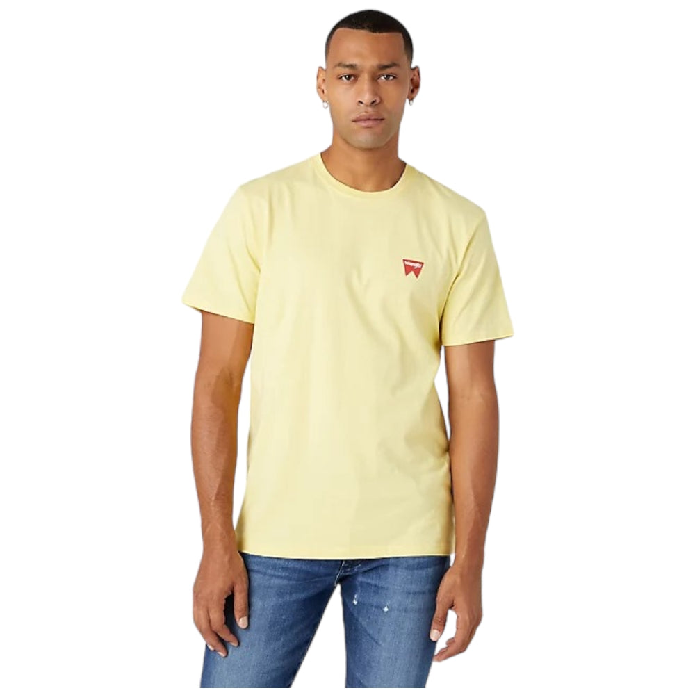 Wrangler t-shirt gialla W70MD3Y36 T-shirt Wrangler