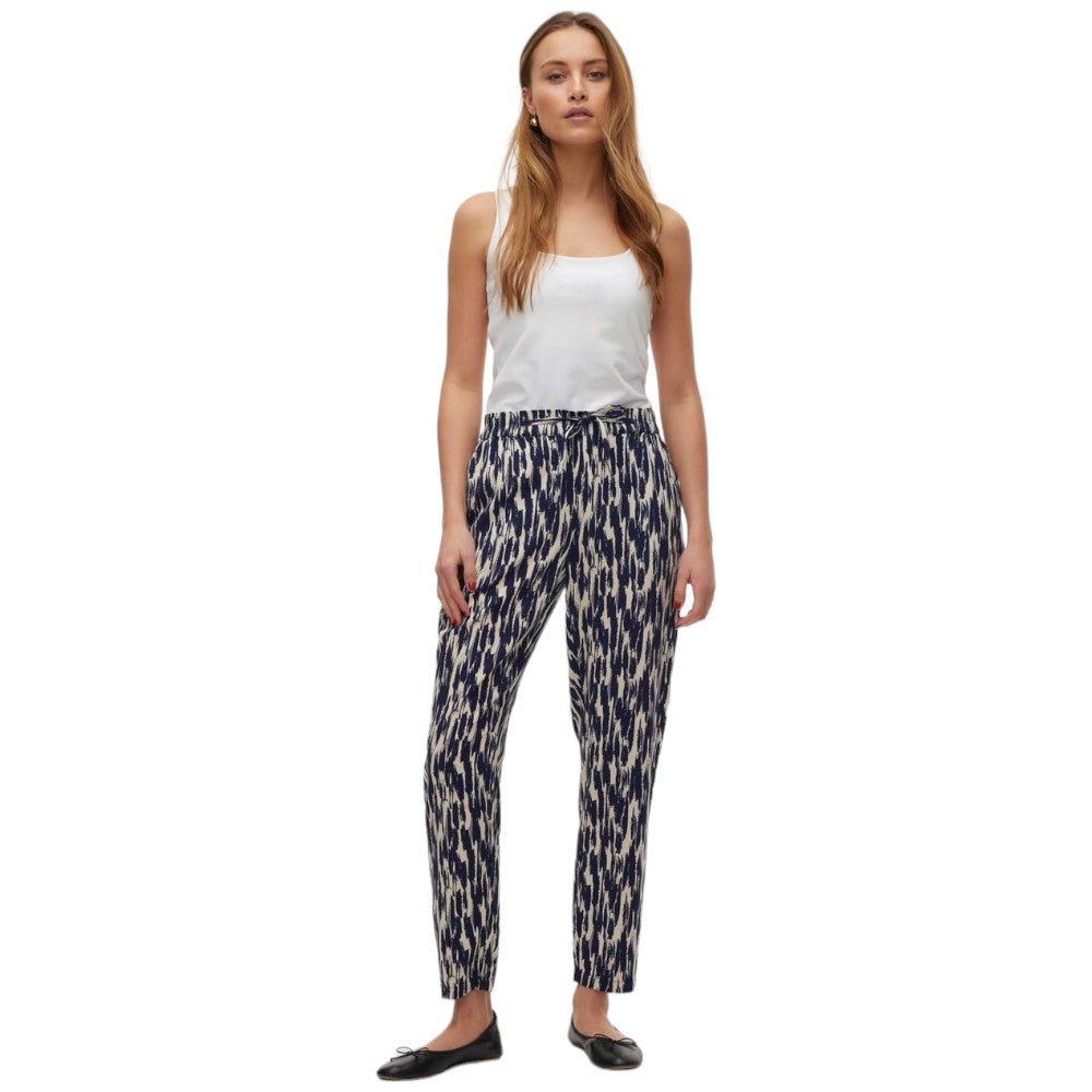 Vero Moda pantalone bianco blu Easy Joy 10302045 Pantaloni Vero Moda