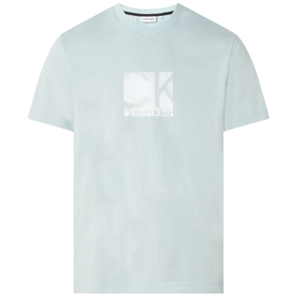 Calvin Klein t-shirt acquamarina K10K111125 - Prodotti di Classe