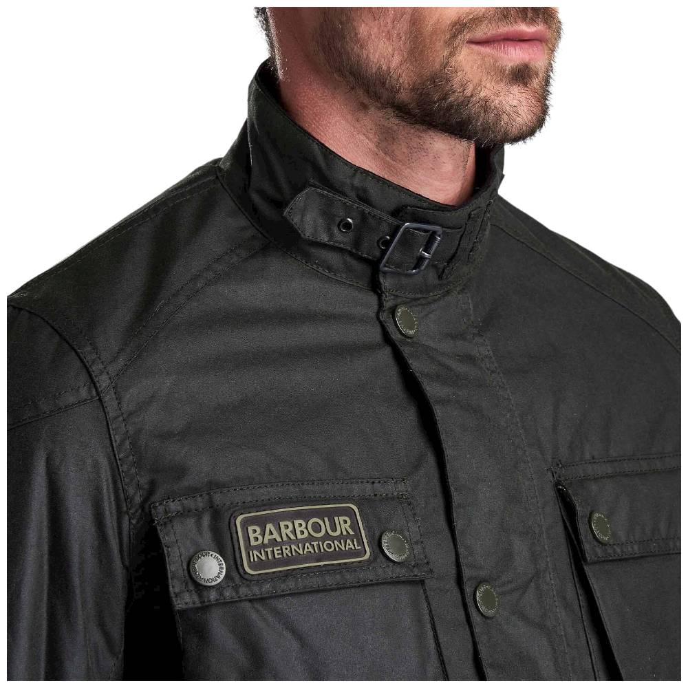 Barbour International giacca cerata Blackwell sage Giubbini Barbour International