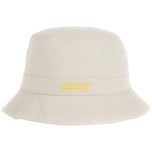 Cappello da pescatore Barbour International in drill beige con logo frontale