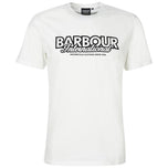 T-shirt bianca Barbour International con stampa sul petto