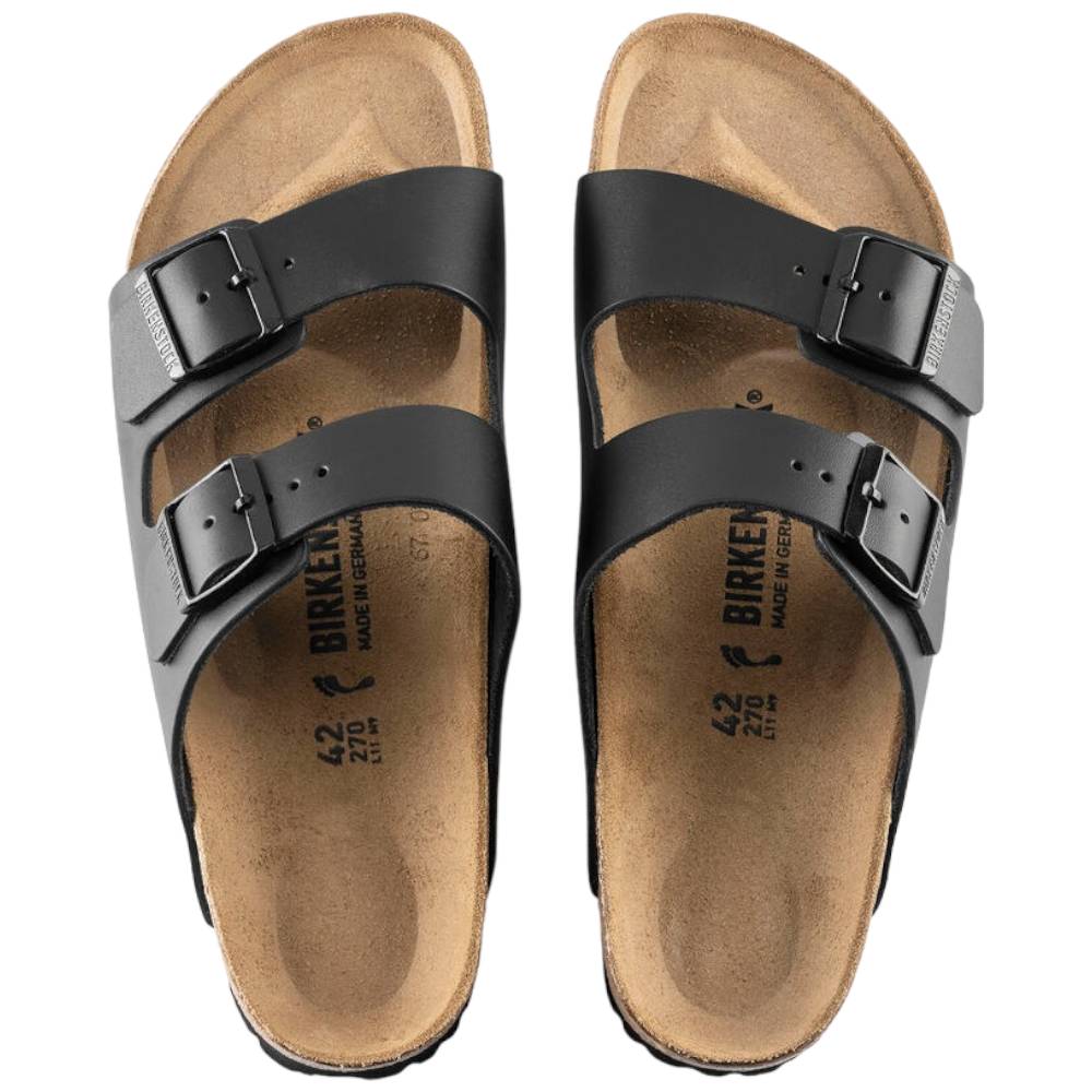 Birkenstock ciabatte Arizona nere in pelle 051193 Ciabatte Birkenstock