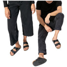 Birkenstock ciabatte Arizona nere in pelle 051193 Ciabatte Birkenstock