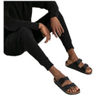 Birkenstock ciabatte Arizona nere in pelle 051193 Ciabatte Birkenstock