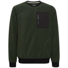 Blend felpa in pile verde 20715833 Felpe Blend