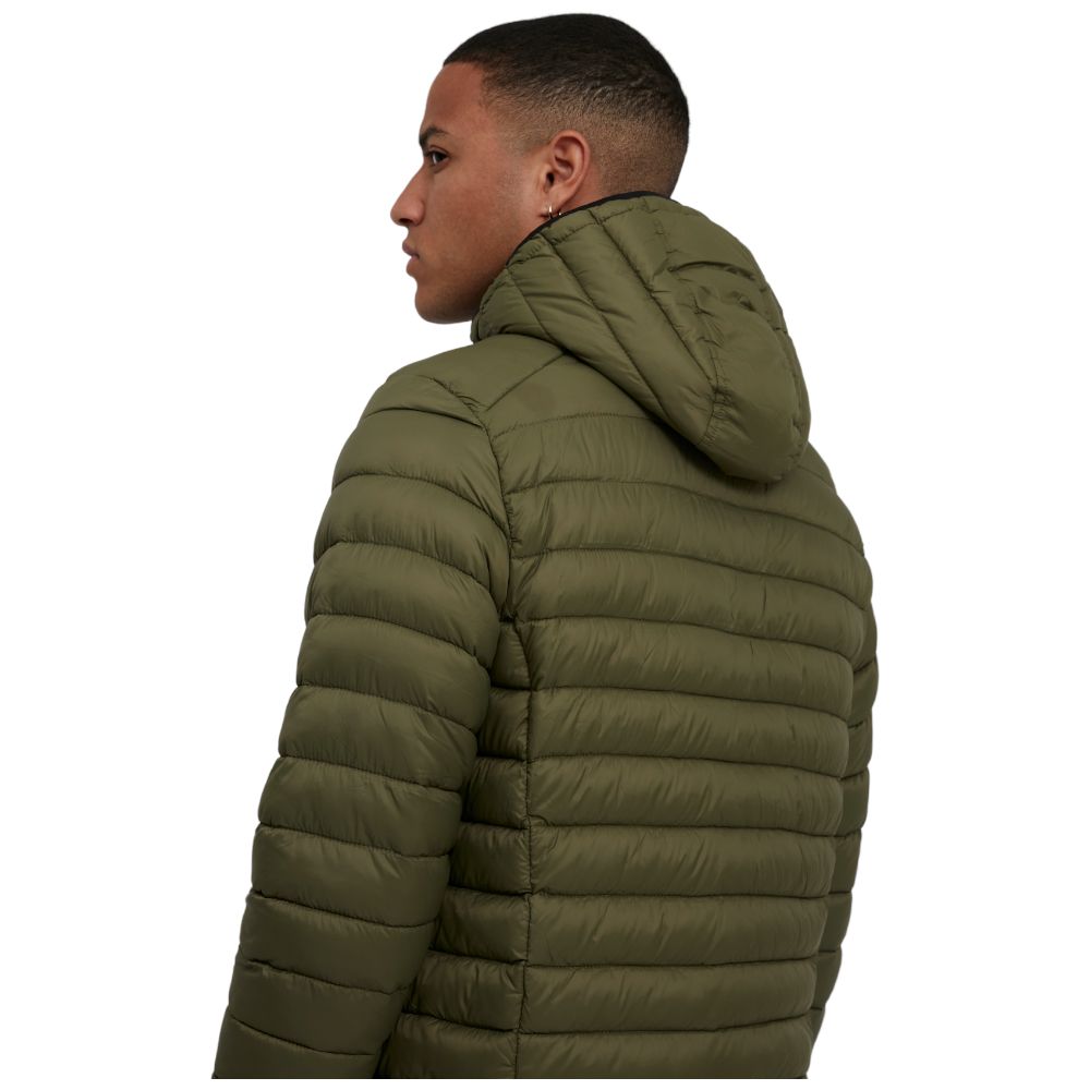 Blend piumino verde con cappuccio Romsey Giubbini Blend