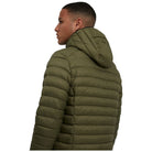 Blend piumino verde con cappuccio Romsey Giubbini Blend