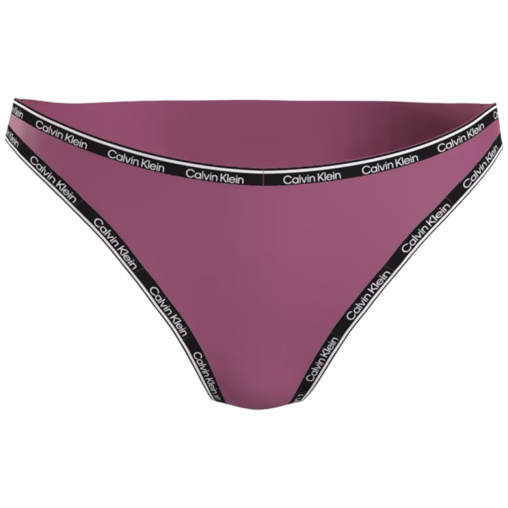 Calvin Klein costume slip bikini viola KW0KW01993 Costumi Calvin Klein
