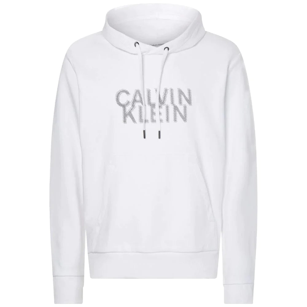 Calvin Klein felpa cappuccio bianca K10K110075 Felpe Calvin Klein