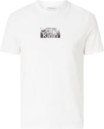 Maglietta t-shirt bianca Calvin Klein con logo frontale