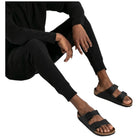 Birkenstock ciabatte Arizona nere in pelle 051193 Ciabatte Birkenstock