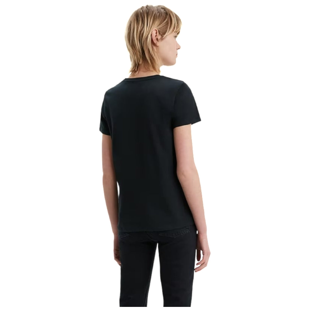 Levi's t-shirt nera logo grande 17369 0201 T-shirt LEVI'S