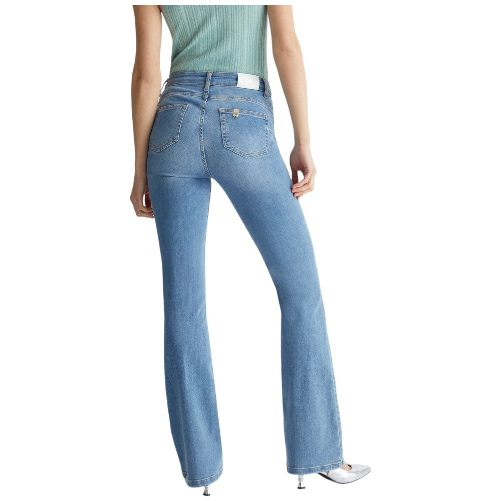 Liu Jo jeans flare vita alta Beat UXX043D4538 Jeans Liu Jo