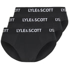 Lyle & Scott Slip uomo pack 3 pezzi neri Intimo Lyle & Scott