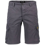 Bermuda cargo grigio Lyle & Scott con tasche laterali e chiusura con bottone