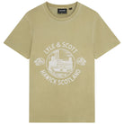 Lyle & Scott t-shirt hawick print verde TS1806V T-shirt Lyle & Scott